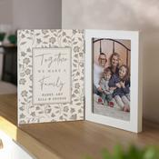 Personalised Family Wooden Hinged 6x4 Photo Frame - ForYou.ie image