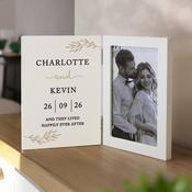 Personalised Anniversary Wooden Hinged 6x4 Photo Frame - ForYou.ie image