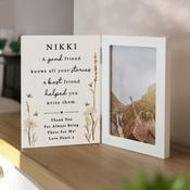 Personalised Friend Wooden Hinged 6x4 Photo Frame - ForYou.ie image