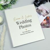 Personalised Black &amp; Gold Free Text Traditional Album - ForYou.ie image