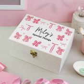 Personalised Bow Storage Box - ForYou.ie image