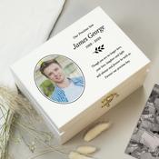 Personalised Photo Upload Memorial Keepsake Box - ForYou.ie image