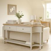 Sofia Sofa Table Large Hardwick Smoked Oak image