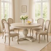 Sofia Round Dining Table 1.6m Hardwick Smoked Oak image