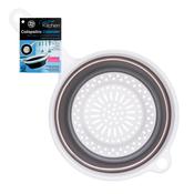 Space Saving Collapsible Colander for Cooking, Foldable Kitchen Strainer with Easy Drain Design