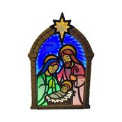 LED Infinity Mirror Nativity Scene 25cm x 45cm image