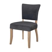 Duke Dining Chair Velvet Dark Grey image