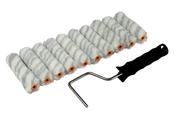 100 mm Silver Stripe Mini Sleeves Set 10 pk