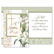 A Healing Prayer Card White Lilies image