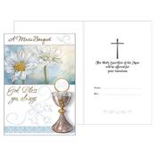 A Mass Bouquet Card Daisies and Chalice