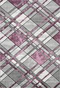 Accra Geometric Rug - Grey Lilac