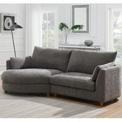 Alina LHF by Chaise Sectional Sofa - Liberty Stone - Modular Couch Collection image