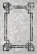 Alisa Geometric Rug Grey Black
