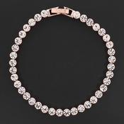 All That Bling Rose Gold Plated Tennis Bracelet image