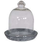 Amalfi Charcoal Glass Cloche image