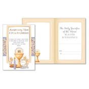 Anniversary Mass Card Chalice and Candles