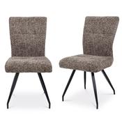 Arclow Fabric Dining Chair Sable/Natural Pair image