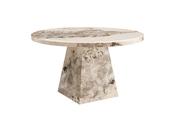 Artemis Round Dining Table 130 cm Mottled Mocha