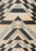 Asher Geometric Rug Grey-Beige image