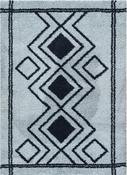 Ashton Geometric Rug Blue Navy 03