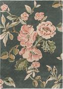 Laura Ashley Aylworth Trail Floral Rug Fern Green image