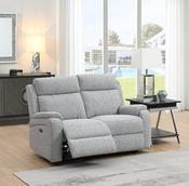 Banbury 2 Seater Sofa Recliner Silver - Stylish Living Room Sofa image