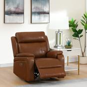 Banbury Reclining Chair Bison Saddle - Leather Electric Chair for Living Room image