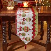 Baubles Christmas Table Runner 240 cm image