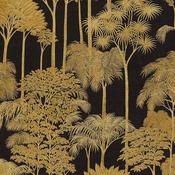Berlin Black and Gold Tree Wallpaper image