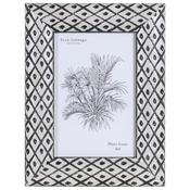 Black &amp; White Geometric Photo Frame image