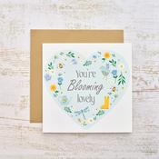 Blossom &amp; Bloom You're Blooming Lovely Heart Card image