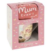 Boofle Female Mug &amp; Sock Set Mum - Cosy Giftware Collection