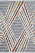 Broadway Geometric Rug - 5296A Light Grey image