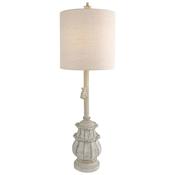Buffet Lamp with Oatmeal Shade image