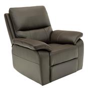 Cancan Leather Electric Recliner Chair Chocolate image