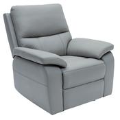 Cancan Leather Electric Recliner Chair Grey image