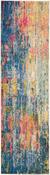 Nourison Celestial Rug CES09 Blue Yellow - Runner