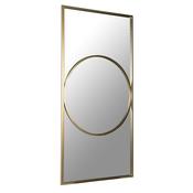 Centre Ring Wall Rectangle Mirror – Full Length Gold Mirror