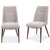 Chester Fabric Dining Chair Natural Pair image