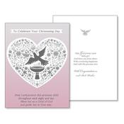 Christening Day 3D Card Girl image