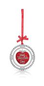 Tipperary Crystal Christmas Decoration Best Teacher Ever