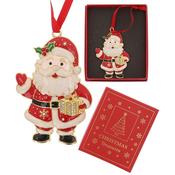 Christmas Treasures Santa Present Decoration image