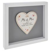 Heart Plaque Mr And Mrs image