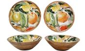 Citrus Zest Enamel Bowl Small - Mango Wood Delph Collection image