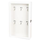 Clayre &amp; Eef White Key Cabinet – Key Holder Box for Home Storage