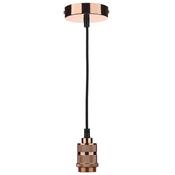 Copper E27 Single Pendant Suspension image