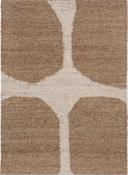 Brink &amp; Campman Craft Fundament Abstract Rug Caramel