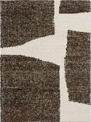 Brink &amp; Campman Craft Fundament Abstract Rug Chocolate Cream