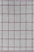 Brink &amp; Campman Craft Matter Check Rug Ash-Stone Red