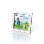 Dad You're Tee-riffic Pebble Easel Plaque